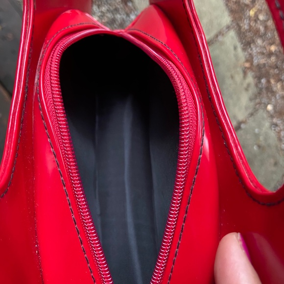 PONY Vintage Red Y2K Vinyl Mini Bag - Picture 11 of 11